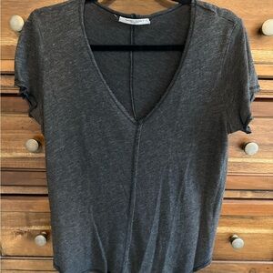 Project Social T Charcoal V-Neck Tee